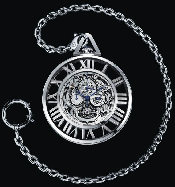 Cartier Skeleton Pocket Watch